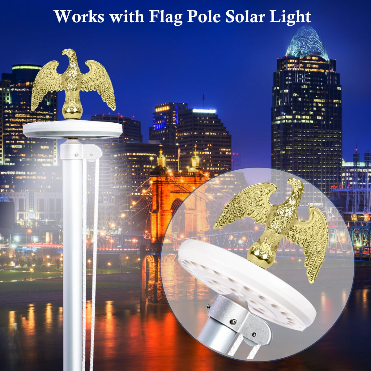 NQ flagpole thread specifications: 2 inches long, 1/2 inch diameter for compatibility.