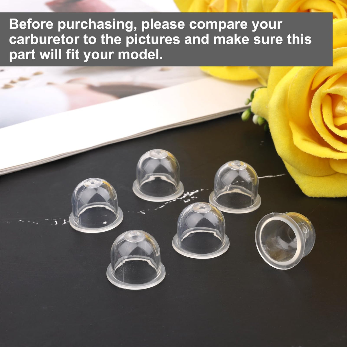 NQEUEPN primer bulb compatibility badge highlights Walbro and Homelite compatibility.
