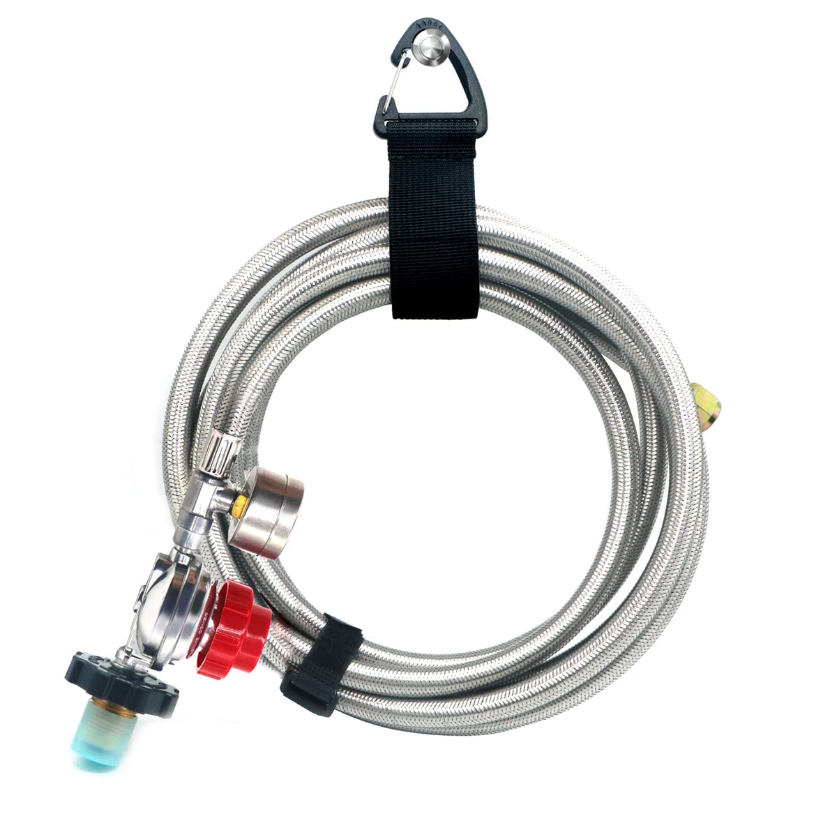 NQN complete LP regulator kit ideal for grills, fryers, and outdoor heaters