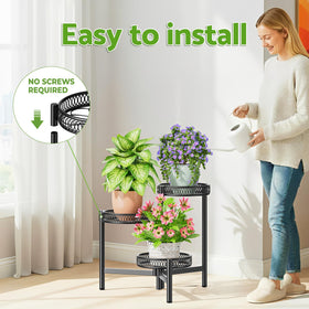NQW heavy-duty stand offers a stable, non-slip base.