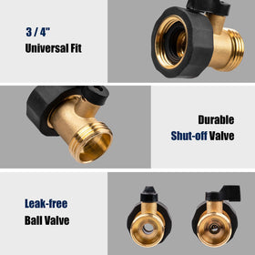 Nraxiot water-flow control provides precise spraying and efficient watering.