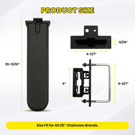 Nrovonis secure mount with brackets and U-bolts for reliable attachment.
