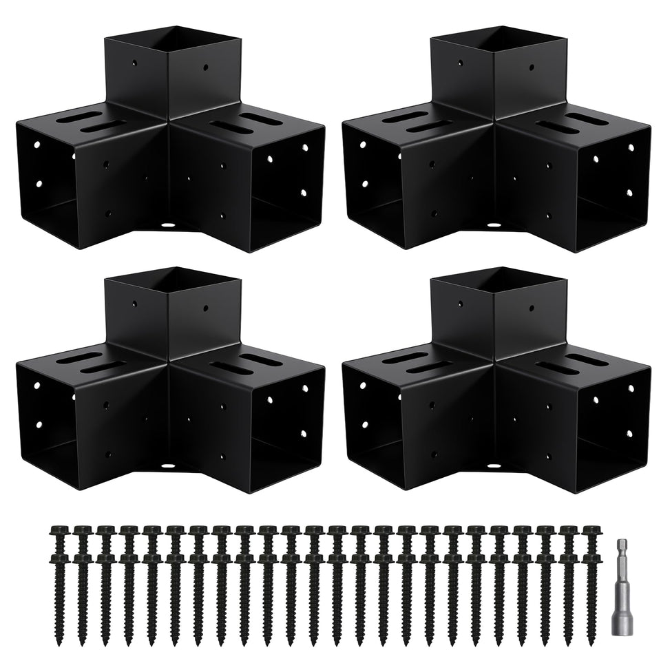 Nrspp pergola bracket 4x4 3way delivers sturdy corner support for outdoor frames.