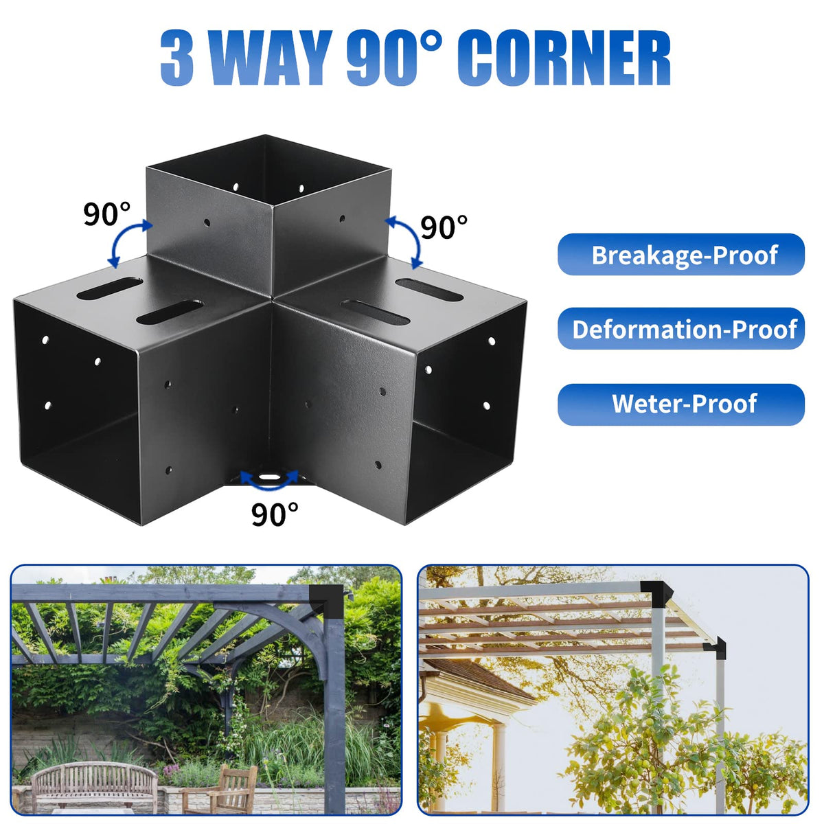 Nrspp pergola bracket ideal for outdoor spaces like balconies, gazebos, and patios.