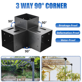 Nrspp pergola bracket ideal for outdoor spaces like balconies, gazebos, and patios.