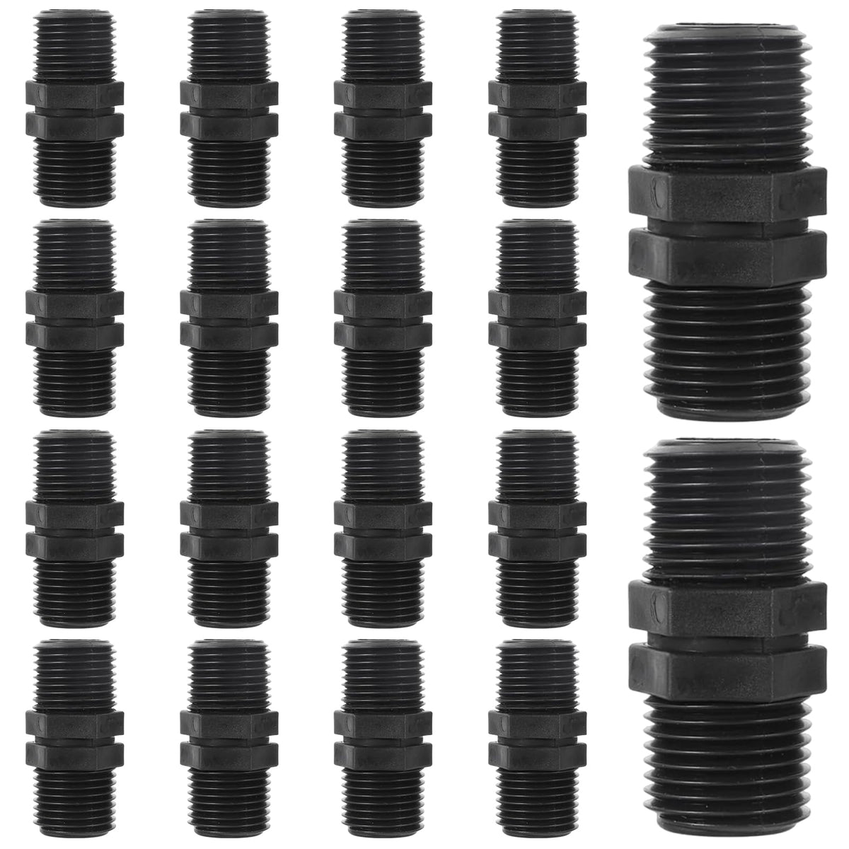 NRWRTY 1/2in MPT adapter hex body for quick, leak-resistant irrigation connections