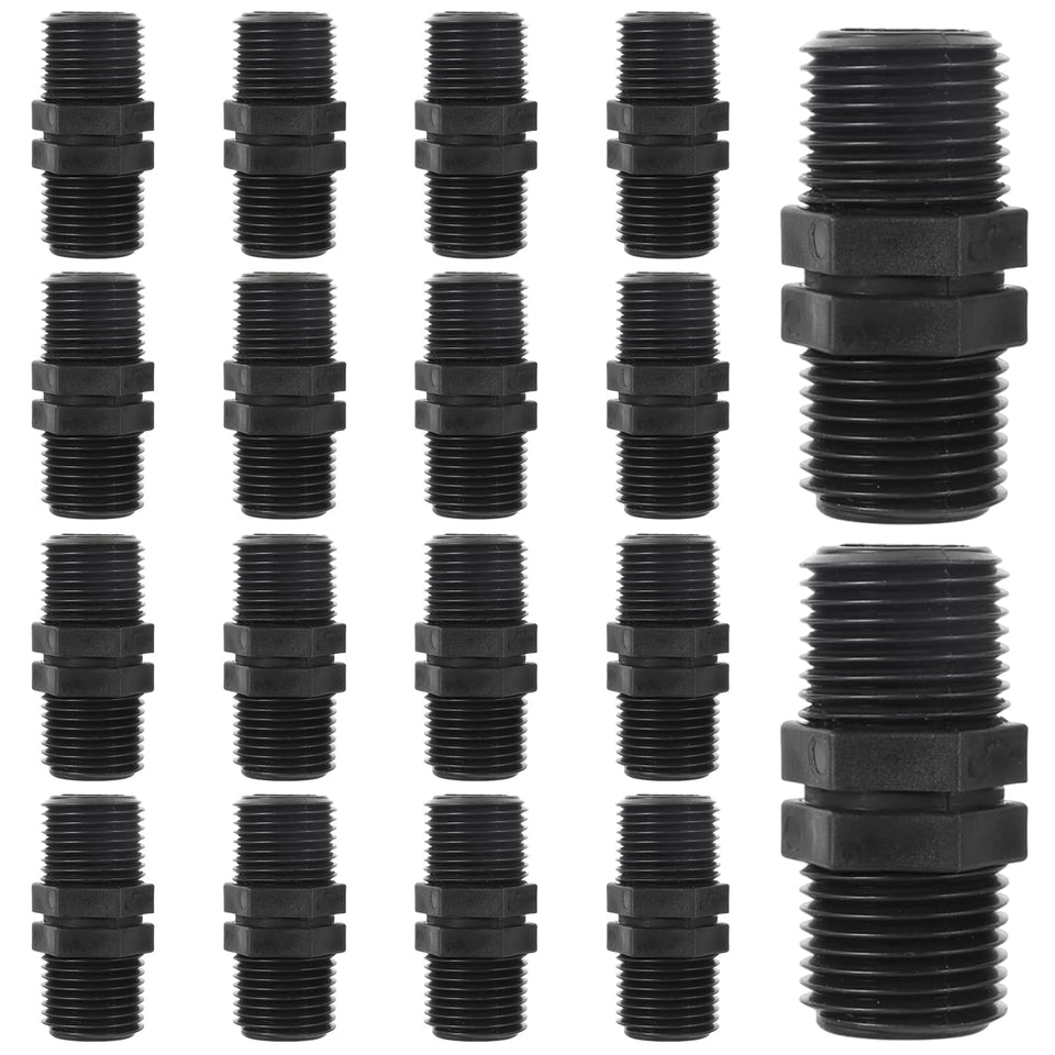 NRWRTY 1/2in MPT adapter hex body for quick, leak-resistant irrigation connections