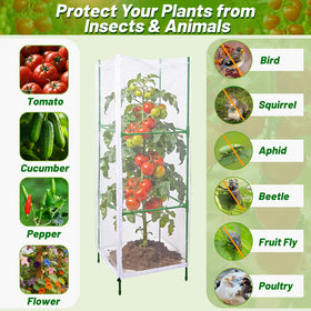 NRWRTY zipper-enabled nets allow easy harvests without removing cages.