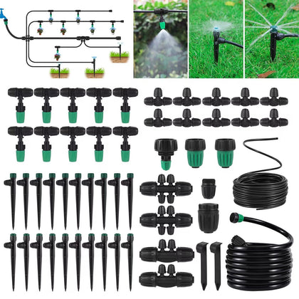 NRWRTY leak-proof drip irrigation kit shown for reliable garden watering.