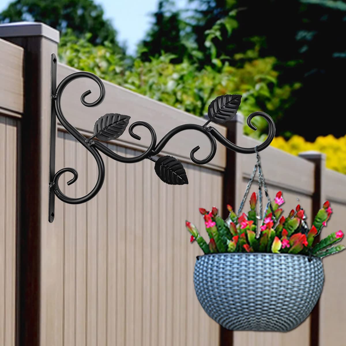 NSBELL sturdy brackets suitable for indoor or outdoor plant hanging