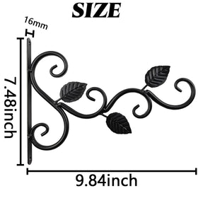 NSBELL rust-resistant steel plant hooks support heavy pots and feeders