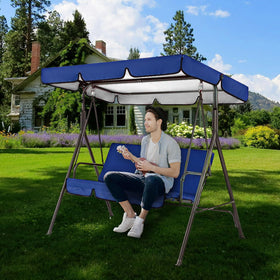 NSdawali navy canopy installation uses elastic straps for secure fit
