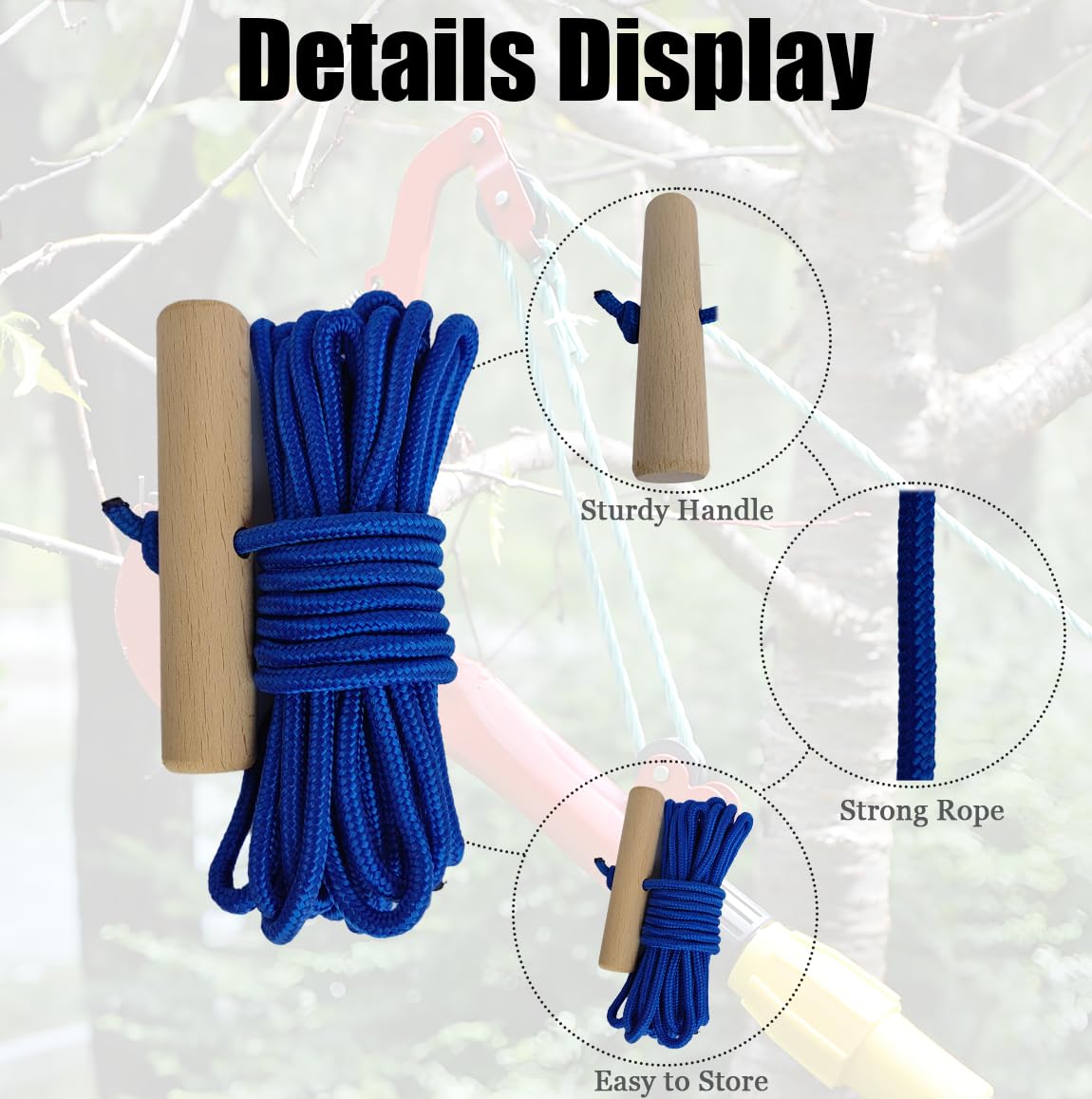 nsgglecher PR-20 upper and lower pulleys ensure smooth rope movement