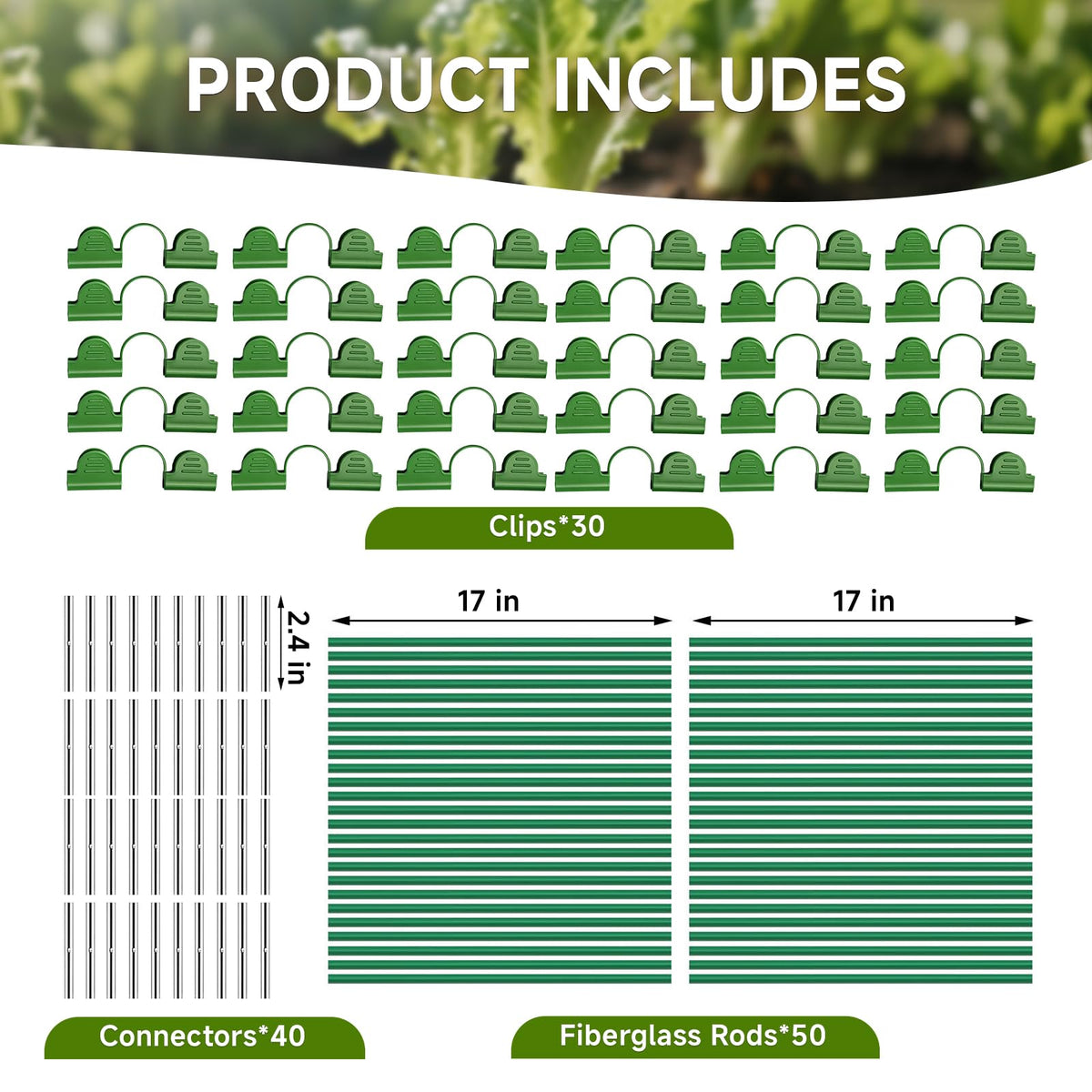 Nsitehalo garden netting clips secure covers with reliable hold.