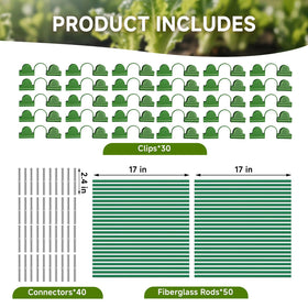 Nsitehalo garden netting clips secure covers with reliable hold.