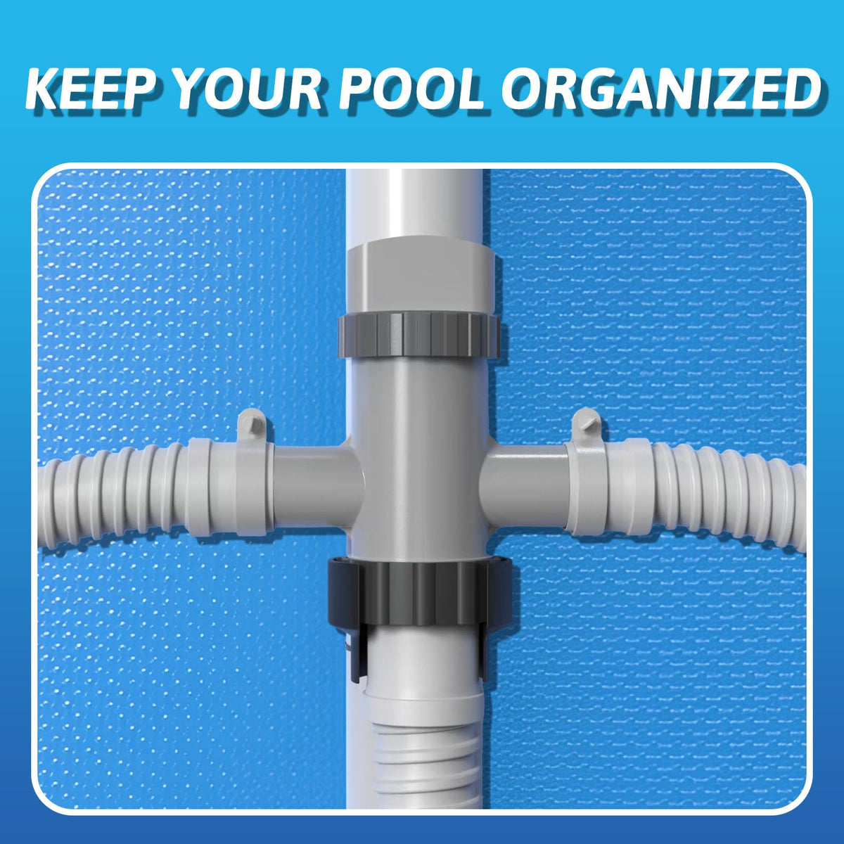Nsxc pool plunger bracket shows universal compatibility with 1.5-inch hoses.