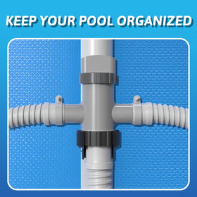 Nsxc pool plunger bracket shows universal compatibility with 1.5-inch hoses.