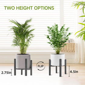 NSYOOMH space-saving floor plant stand maximizes floor area.