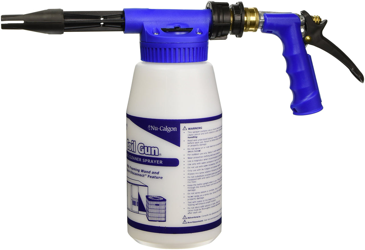 Nu-Calgon 4774-0 coil gun sprayer with quick connect for efficient, controlled spraying of diluted chemicals