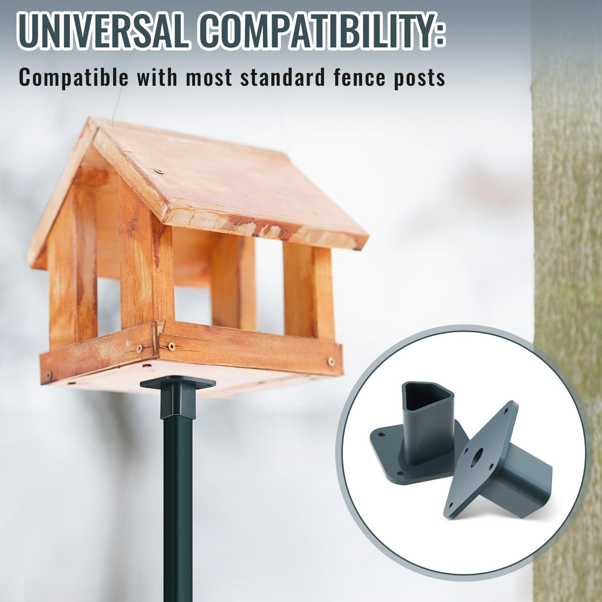 Nuanchu outdoor mounting plate displayed for DIY projects