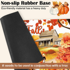 Nuanchu door mat Thanksgiving design, warm welcome and moisture absorption.