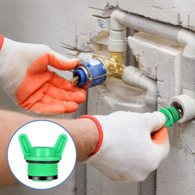 Nuanchu ear-shape hose plug designed for easy end closure.
