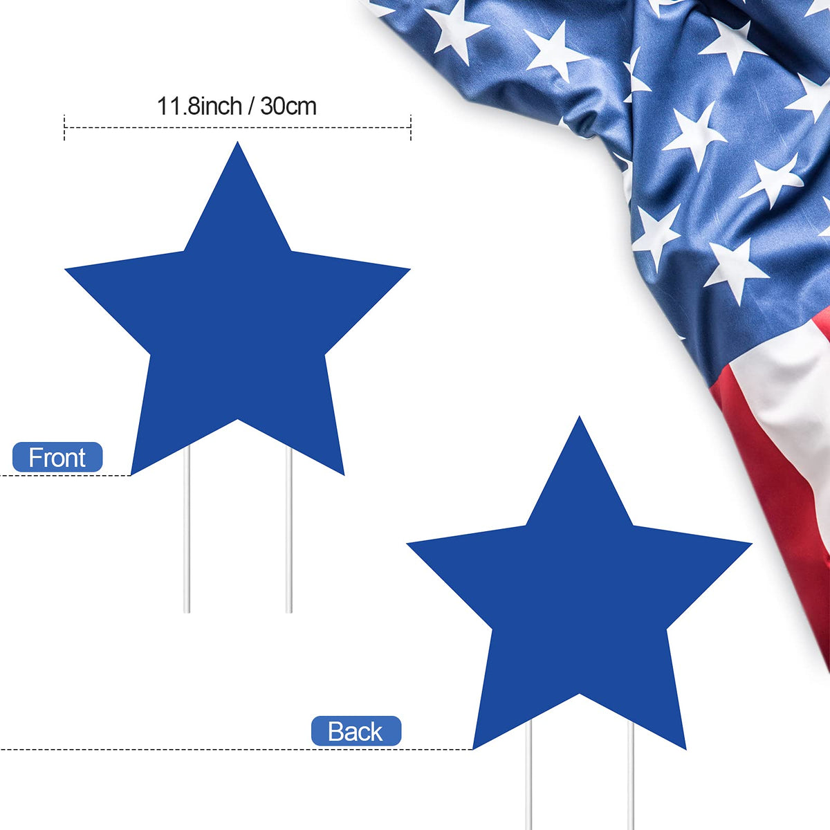 Nuanchu outdoor signs measure 15.7 by 13 inches for visibility.