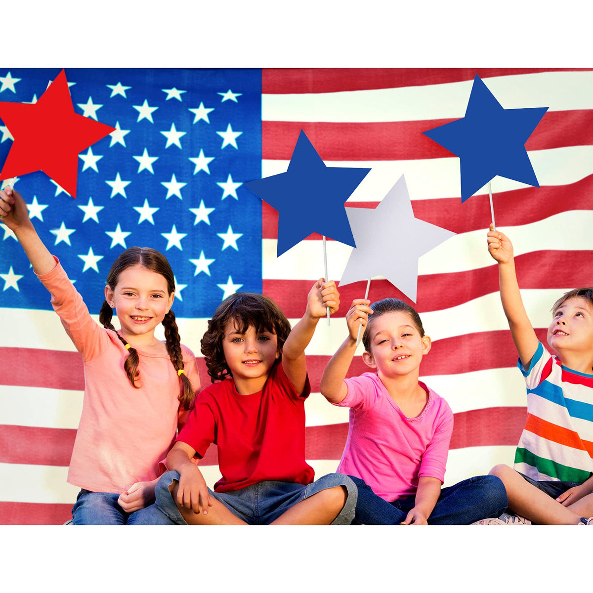 Nuanchu patriotic yard sign display with stakes improves curb appeal.