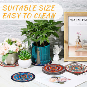 Nuanchu table protector pad rubber back provides durable surface protection for daily use.