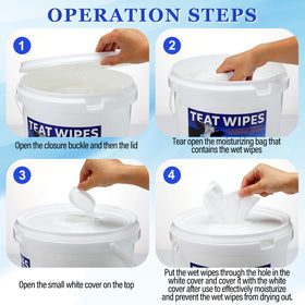 Nuanchu teat wipes ingredients closeup featuring allantoin, glycerin, and vitamin E