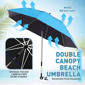 Nuanchu UPF50 plus sun protection under the canopy