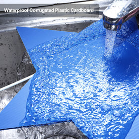 Nuanchu waterproof corrugated plastic signs with stakes for weather resistance.