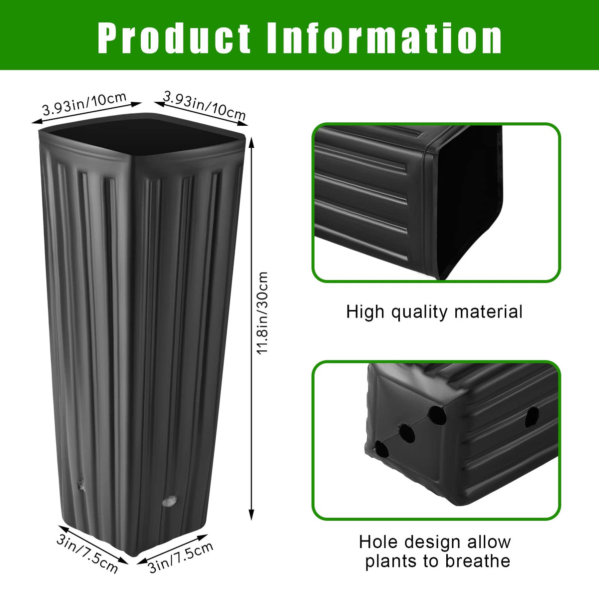 Nuenen 150-pcs seedling pots with drainage holes enable easier transplanting and organized gardening
