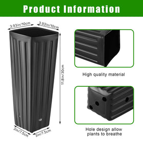 Nuenen 150-pcs seedling pots with drainage holes enable easier transplanting and organized gardening