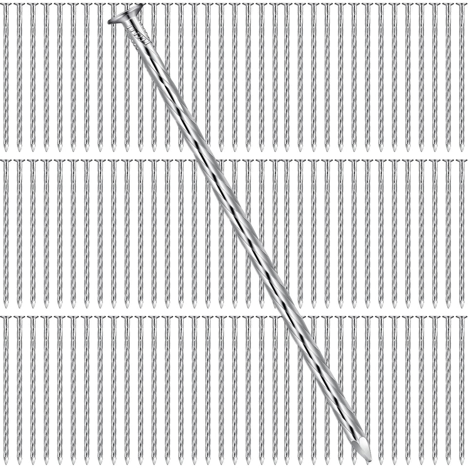 Nuenen 225-pack 6-inch spiral spikes for secure artificial turf installation