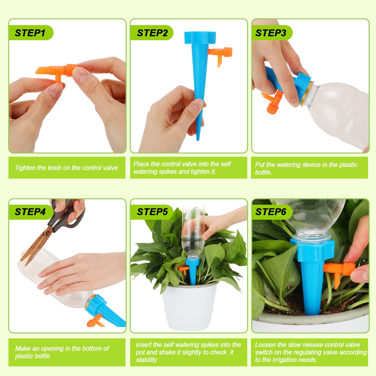 Nuenen self-watering spikes offer simple irrigation for herbs