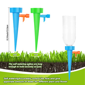Nuenen pack of 100 spikes supports versatile plant watering