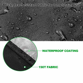 NUENSS-ROR fabric close-up—190T Oxford with PVC backing for durability.