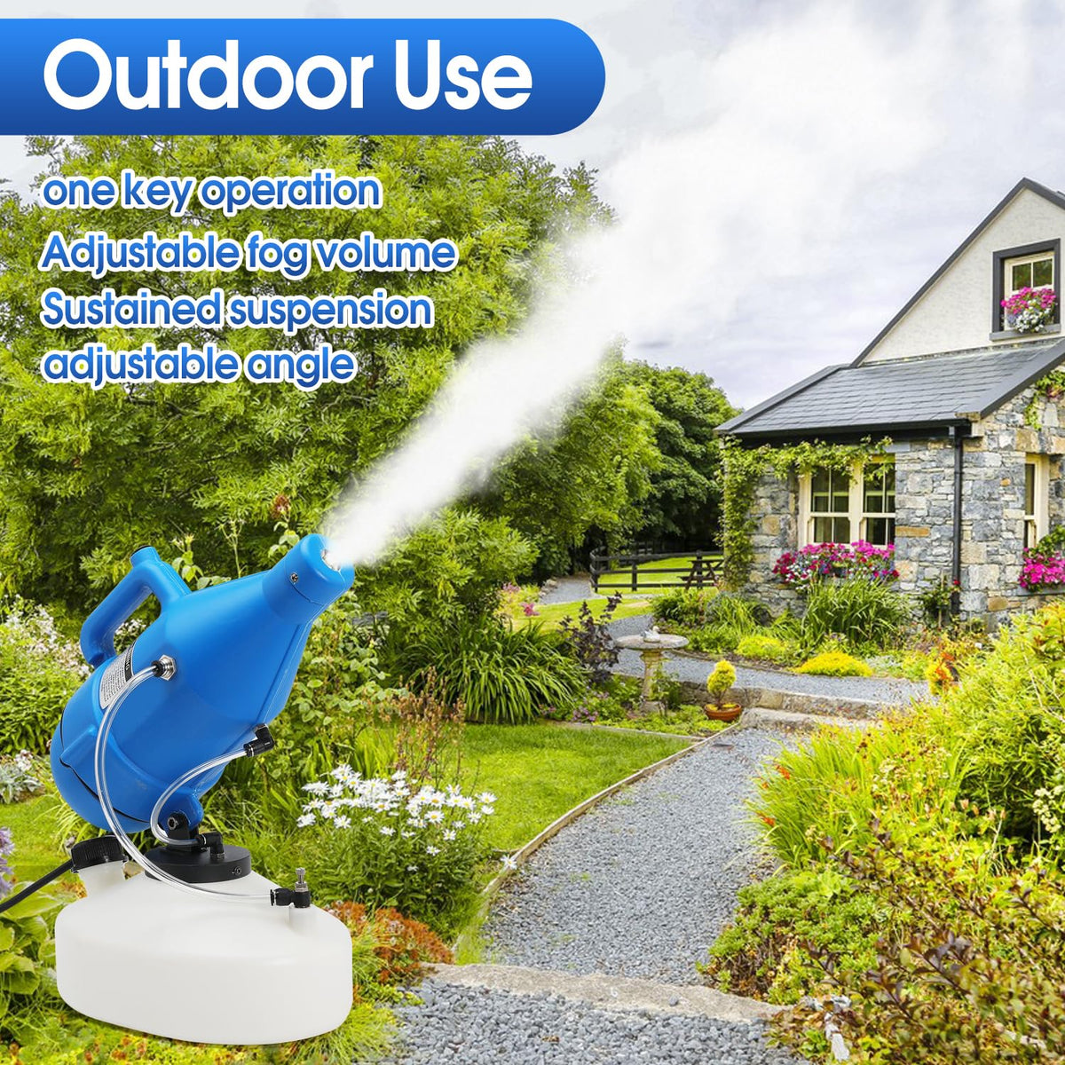 NuFlySic 4.5L electric sprayer garden application for outdoor spaces
