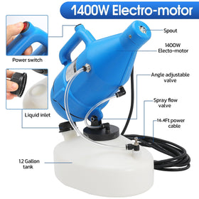 NuFlySic 4.5L electric sprayer top handle lightweight maneuvering