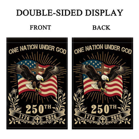 NUJOLI commemorative artwork flag adds decorative charm to outdoor spaces