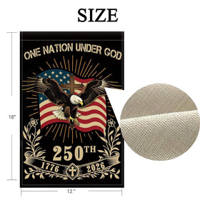 NUJOLI anniversary flag offers fade resistance for seasonal displays