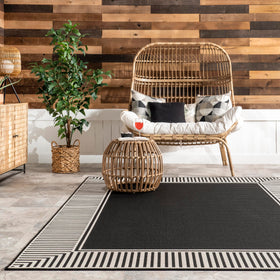 nuLOOM Asha easy-clean rug for sweep, vacuum, or rinse.