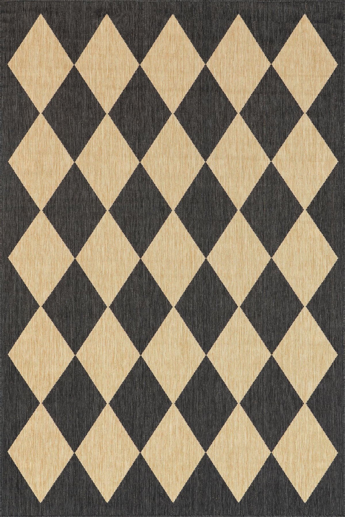 nuLOOM Sabina dark grey ivory colorway highlighting versatile styling for patios