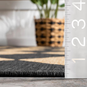 nuLOOM Sabina is designed for living rooms, patios, and high-traffic hallways.