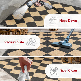 nuLOOM Sabina stain-resistant fabric for easy spills and daily wear