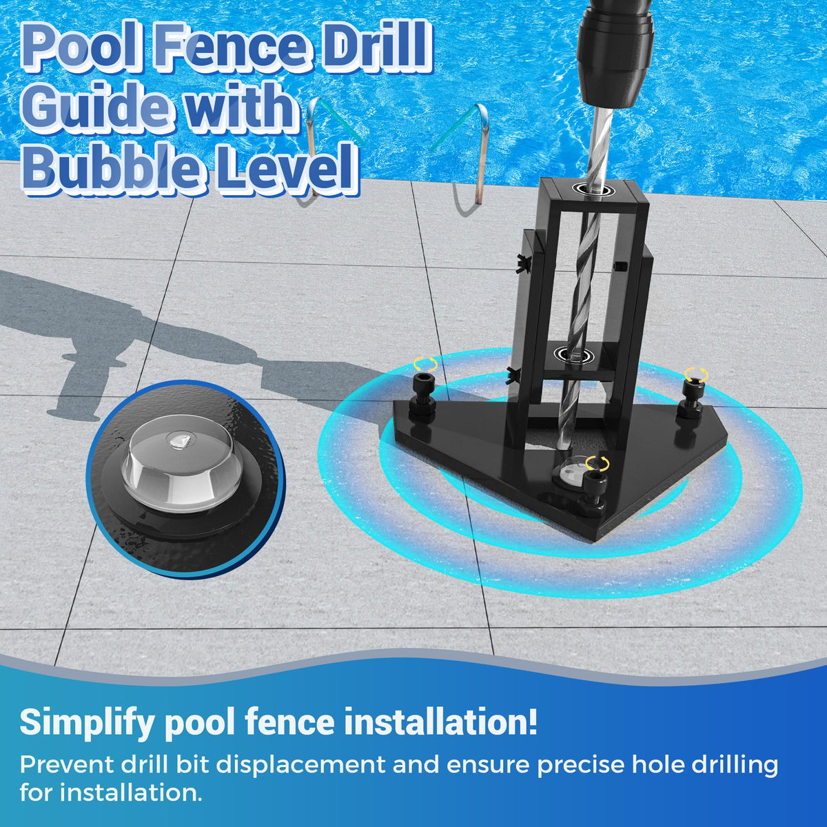 NUMAKY adjustable-angle drill guide for sloped installations