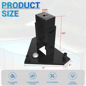 NUMAKY four-step setup for leveling, positioning, locking, drilling
