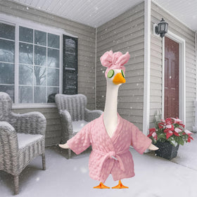 Numfog weather-resistant goose outfit showing durable outdoor wear