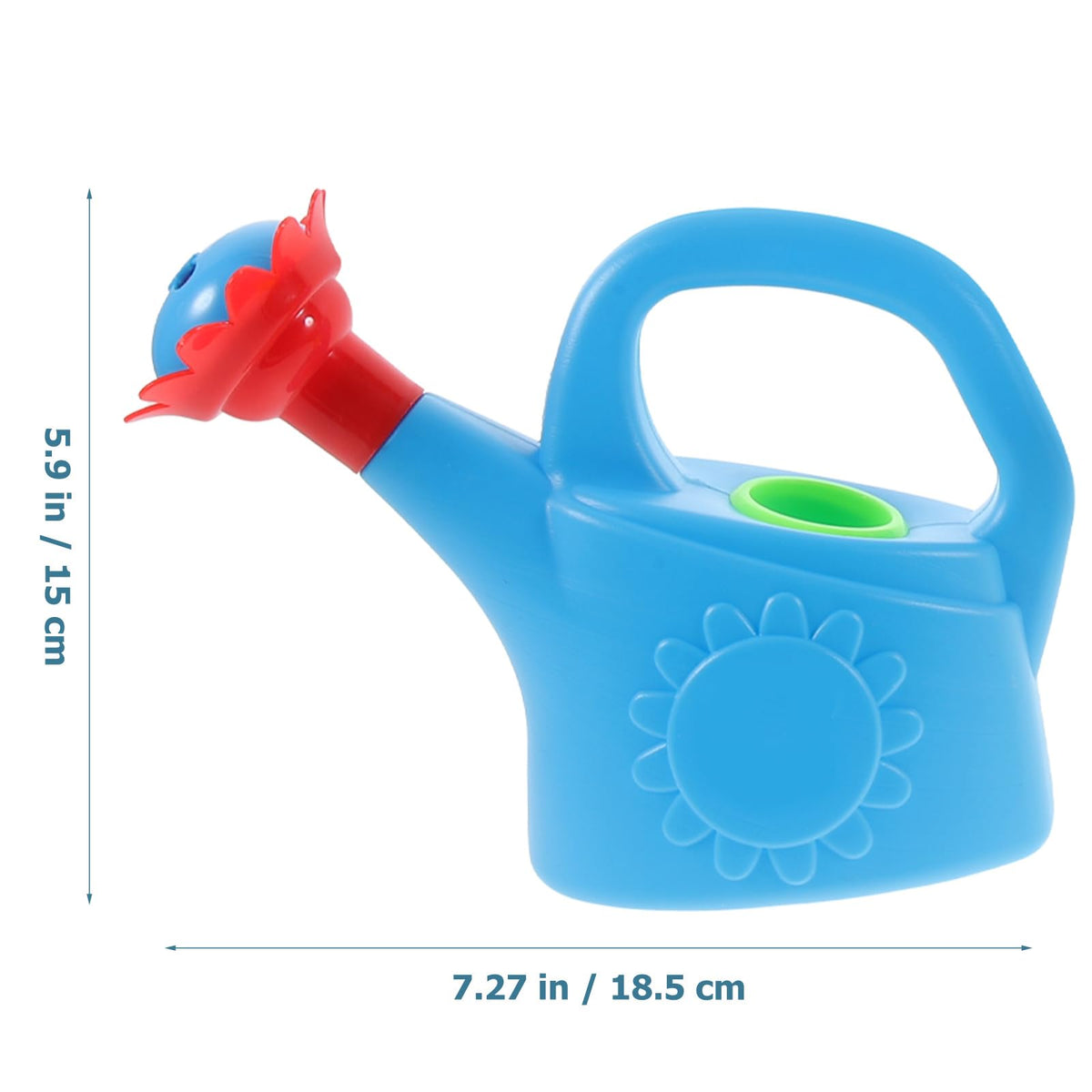 NUOBESTY chicken watering can toy shown as part of a two-pack for cooperative play.